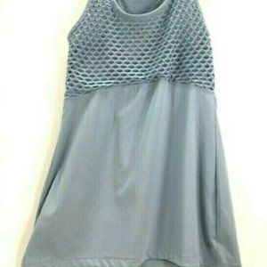 90 degree by reflex gray tank top activewear small